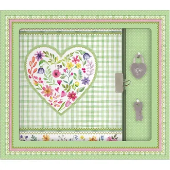 Zápisník Zápisník se zámkem - Primavera - 15,5 x 18 cm - 1442-0397