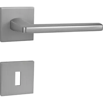 Dveřní kování MPK - PRIMA - HR SQ6 rozety BBQ, klika/klika OCS - Chrom broušený