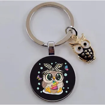 B-TOP Přívěsek na klíče Sovička