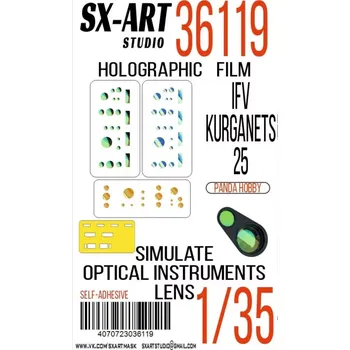 Plastikový model SX-ART 1/35 Holographic film IFV Kurganets-25, Object 695