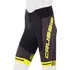 cyklistické kraťasy CRUSSIS CSW-068 černé/fluo žluté