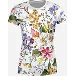 UTOPY Dámské sportovní tričko Flower White Velikost: XXL