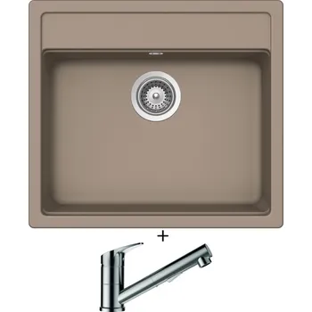 Granitový dřez Granitový dřez SET Schock MONO N-100 Twilight + Schock EVINAS 577120 nerez