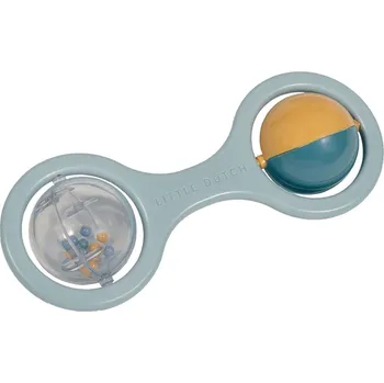 LITTLE DUTCH chrastítko s kuličkami Blue