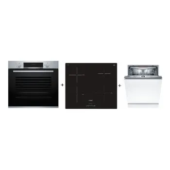 Varná deska Bosch HBA513BS1 + PUE611BB1E + SMV4EVX15E