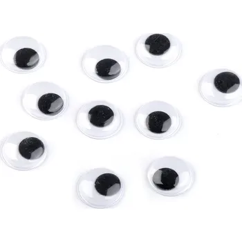 Pro Háčkování Sada samolepicích pohyblivých očí 18 mm
