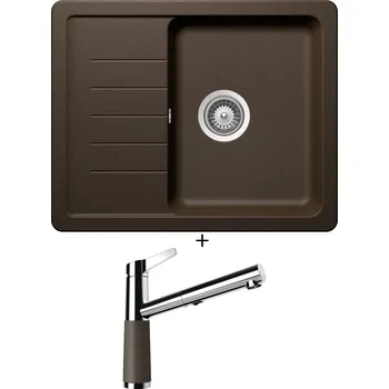 Granitový dřez Granitový dřez SET Schock TOLEDO D-100XS Bronze + Schock SC-510 554120 Bronze