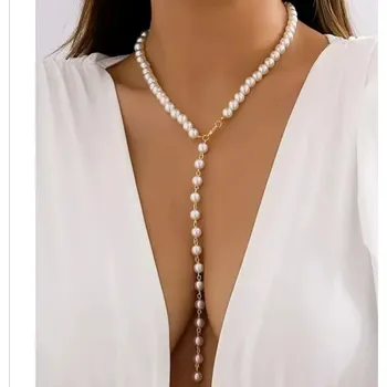 Souprava šperků Nádherný perlový náhrdelník (Řetízek s přívěskem )