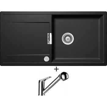 Granitový dřez Granitový dřez SET Schock MONO D-100L Stone + Schock COSMO 525122 chrom