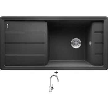 Granitový dřez Granitový dřez SET Blanco FARON XL 6 S antracit 524803 + Blanco MIDA-S chrom 521454