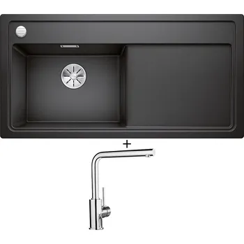 Granitový dřez Granitový dřez SET Blanco ZENAR XL 6 S antracit 523994 + Blanco MILA chrom 519414