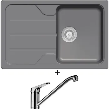 Granitový dřez Granitový dřez SET Schock FORMHAUS D-100S Croma + Schock COSMO 525001 chrom