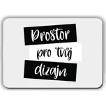 Podložka pod myš s vlastním potiskem Barva: Bílá, Velikost: 23x19/2,5mm