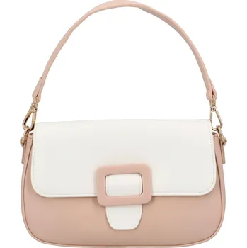 Kabelka Dámská kabelka přes rameno pudrovo bílá - DIANA & CO Kombes pudrová