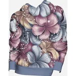 UTOPY Dámská sportovní mikina Pastel Flowers fullprint Velikost: XS