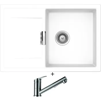 Granitový dřez Granitový dřez SET Schock MONO D-100 Day + Schock EVINAS 577120 nerez
