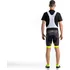 cyklistické kraťasy CRUSSIS CSW-068 černé/fluo žluté