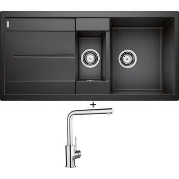 Granitový dřez SET Blanco METRA 6 S antracit 513230 + Blanco MILA chrom 519414