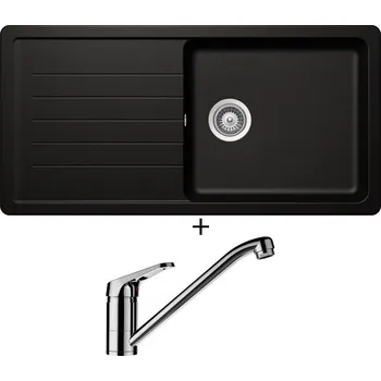 Granitový dřez Granitový dřez SET Schock TOLEDO D-100L Magma + Schock COSMO 525001 chrom