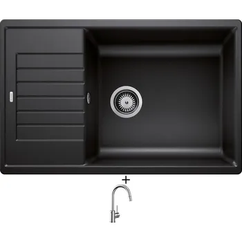 Granitový dřez SET Blanco ZIA XL 6 S Compact antracit 523273 + Blanco MIDA-S chrom 521454
