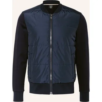 Pánská mikina Boss Pánská Mikinová Bunda Skiles Ze Směsi Materiálů, tmavě...