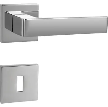 MPK - HIT - HR SQ6 rozety BBQ, klika/klika OC - Chrom lesklý