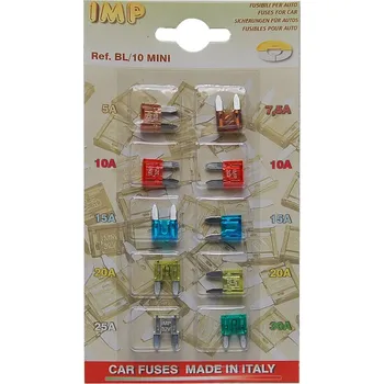 Autopojistky Sada mini nožových ATM pojistek<br />Výrobce: IMP - 432900