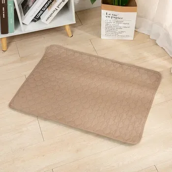 Pelíšek pro psa Pratelná, voděodolná podložka na čůrání pro psy Rozměry: XL 100 x 70 cm, Barva: Khaki