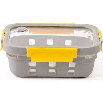 Dóza na potraviny PIKA - skleněný jídelní box 1050 ml s víkem