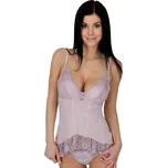 Dámská noční košile 53/4-3/014 na ramínka Fabio Barva/Velikost: růžová světlá / L