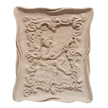 Zahradní dekorace ZahradniDekorace zahradní dekorace na zeď - Trubadůr - kachle, výška 27 cm, 1,9 kg