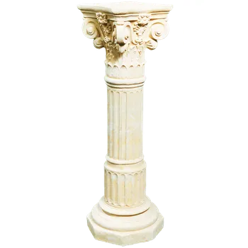 Zahradní altán ZahradniDekorace Kamenný sloupek s kanelami II, výška 79 cm, 33 kg