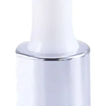 Skleněné lahvičky s kapátkem | 20 kusů - Lesklá stříbrná bílá,5 ml,Průhledná láhev