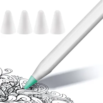 Kryt na hroty pro Apple Pencil (4 ks) - Bílá