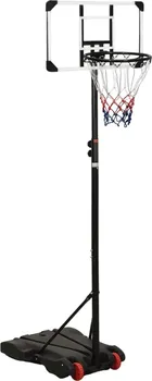 Basketbalový koš Basketbalový koš s průhlednou deskou polykarbonát 216-250 cm 