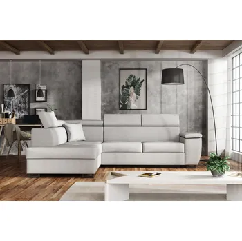 Obývací stěna Sedací souprava Wiliam L šedá