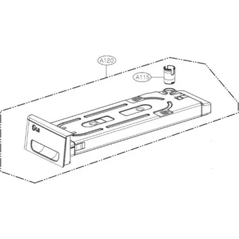 AGL76255535 - originální nádržka na vodu pro sušičku LG