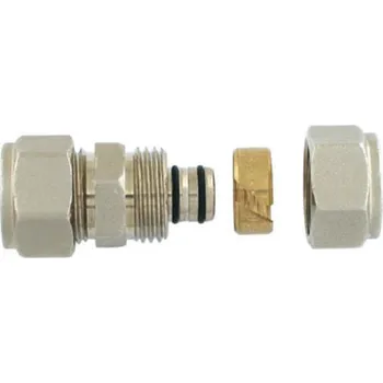 Vodovodní potrubí Svěrná spojka oboustranná 16x16 pro PEX-AL