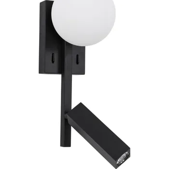 Nástěnné svítidlo Opálově bílé skleněné nástěnné světlo Nova Luce Joline