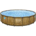 Bestway Bazén Power Steel Wood Swim Vista 5,49 x 1,22 m bez filtrace