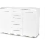 Halmar Komoda LIMA KM-4 bílá
