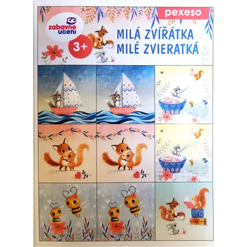 Pexeso Pexeso, MILÁ ZVÍŘÁTKA, 10 párů, 29,7x22 cm, 1 kus