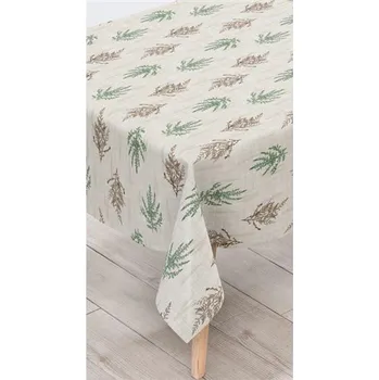 ubrus Ubrus PVC 146A větvičky hnědo-zelené návin 20 m x 140 cm