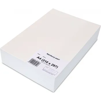 Papír pro tiskárny Náčrtník A4 papírový recykl. 90g 1bal/500ks