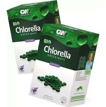 2x Green Ways Chlorella (660 g - 2640 tbl.) (Trávení, Cholesterol, Detox)