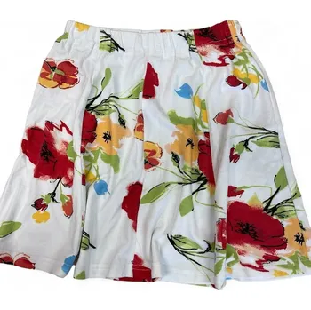 Dívčí sukně Dívčí květovaná sukně 128,134,140, velikost 128, Složení materiálu 98% bavlna 2% lykra, Určení Pro holky