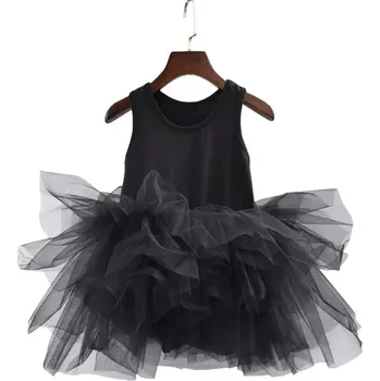 Dívčí oblečení Dívčí baletní šaty pro princezny - Černá,51,5 x 54 cm
