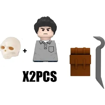 Stavebnice LEGO Stavební kostky se strašidelnými motivy | styl Lego - Olive Green