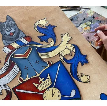 Vlajka Vytvoření osobního znaku, rodinného znaku, erbu Alerion