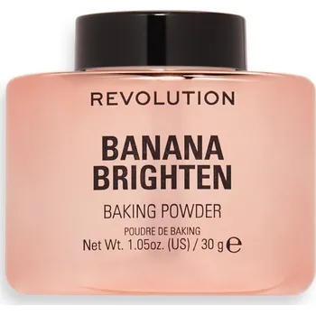 Make-up Makeup Revolution, Rozjasňující sypký pudr na obličej Banana Brighten 30g